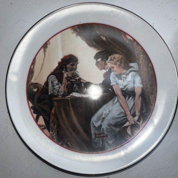 (4) Norman Rockwell YOUNG LOVE Series 1982 CW Collection SPECIAL EDITION Plates - Picture 3 of 10